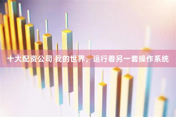 十大配资公司 我的世界，运行着另一套操作系统